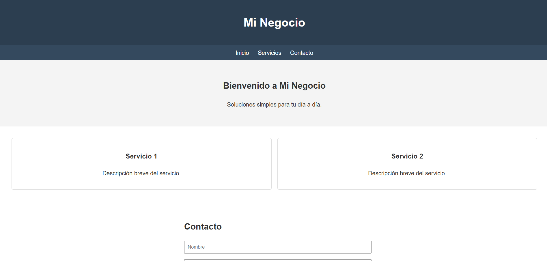 Plantilla Web Básica