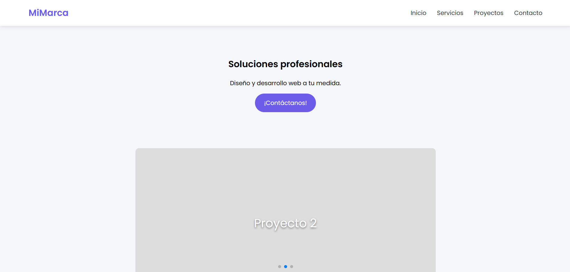 Plantilla Web Profesional