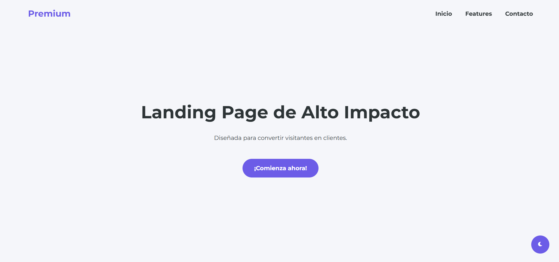 Landing Page Premium