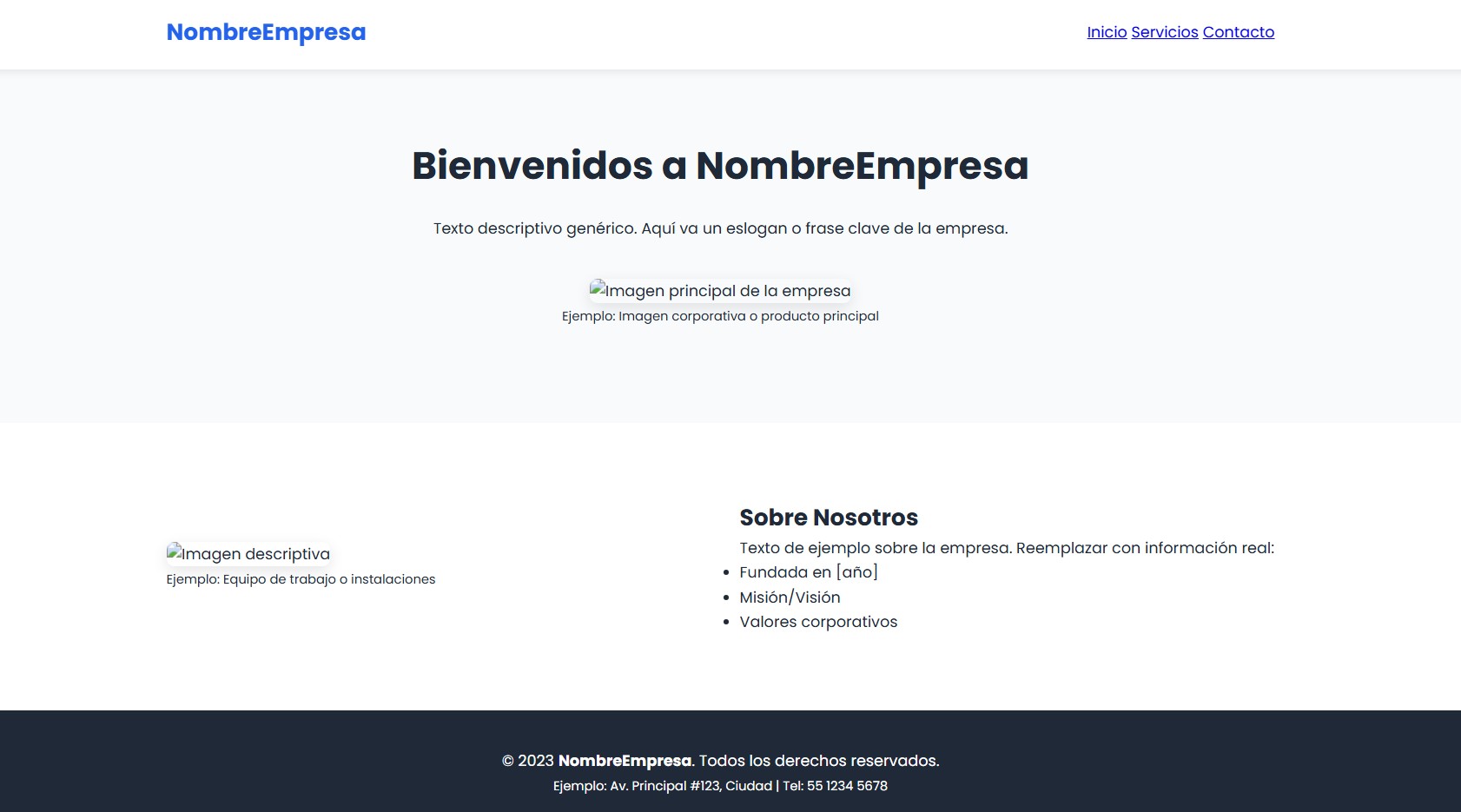 Plantilla Blog